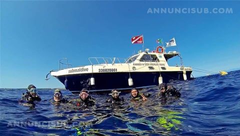 Imbarcazione full optional uso diving o turismo